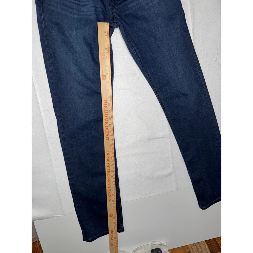Paige Federal Slim Straight Leg Jeans‎ Dark Wash Blue Transcend Mens 31x31